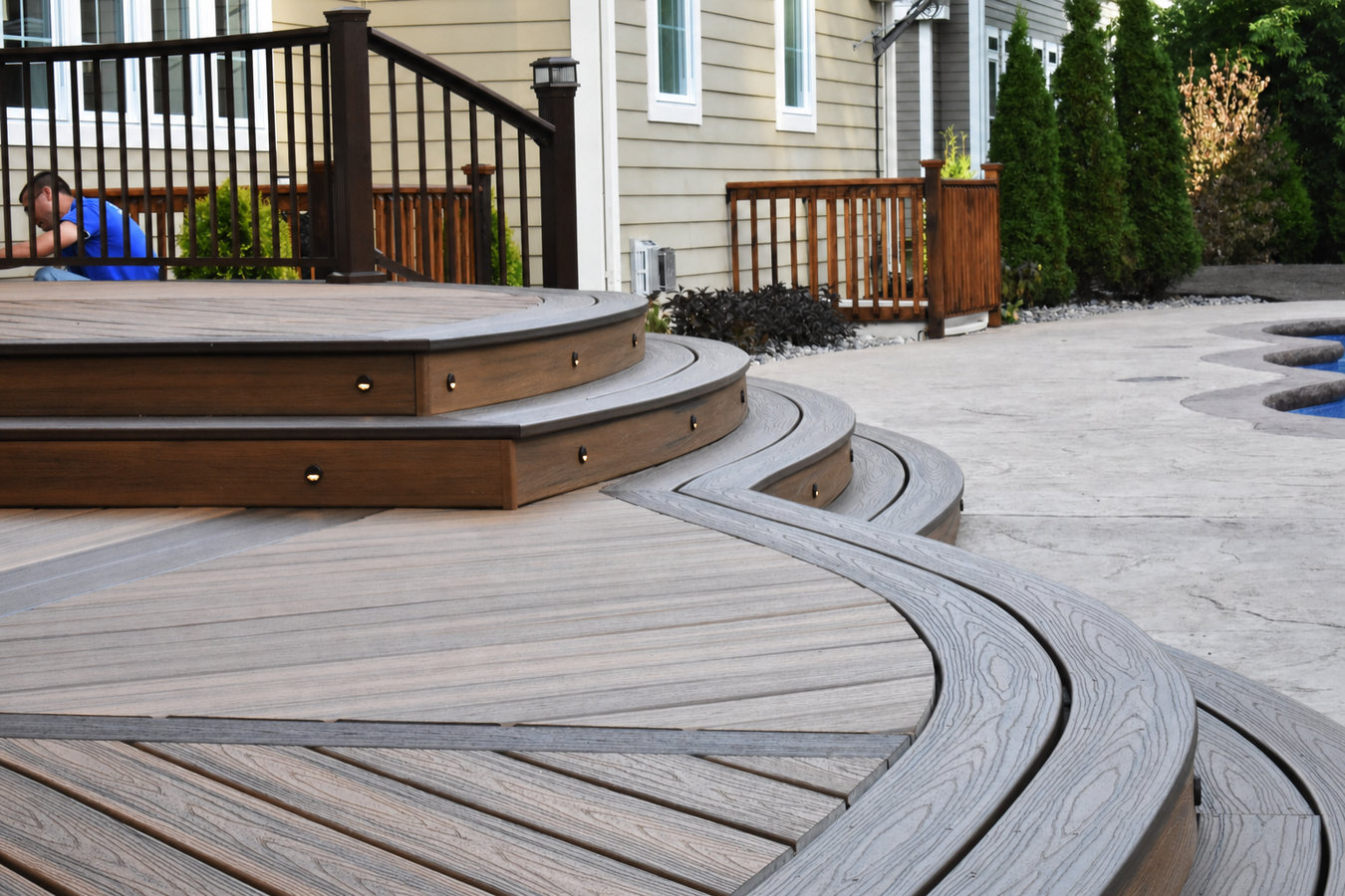 Composite deck installation in Port St. Lucie, FL